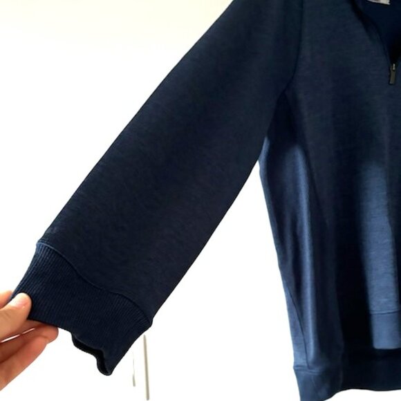 Barely Worn- Men's Underarmour Cold Wear Pullover Sweater Navy Blue Large - Picture 6 of 6